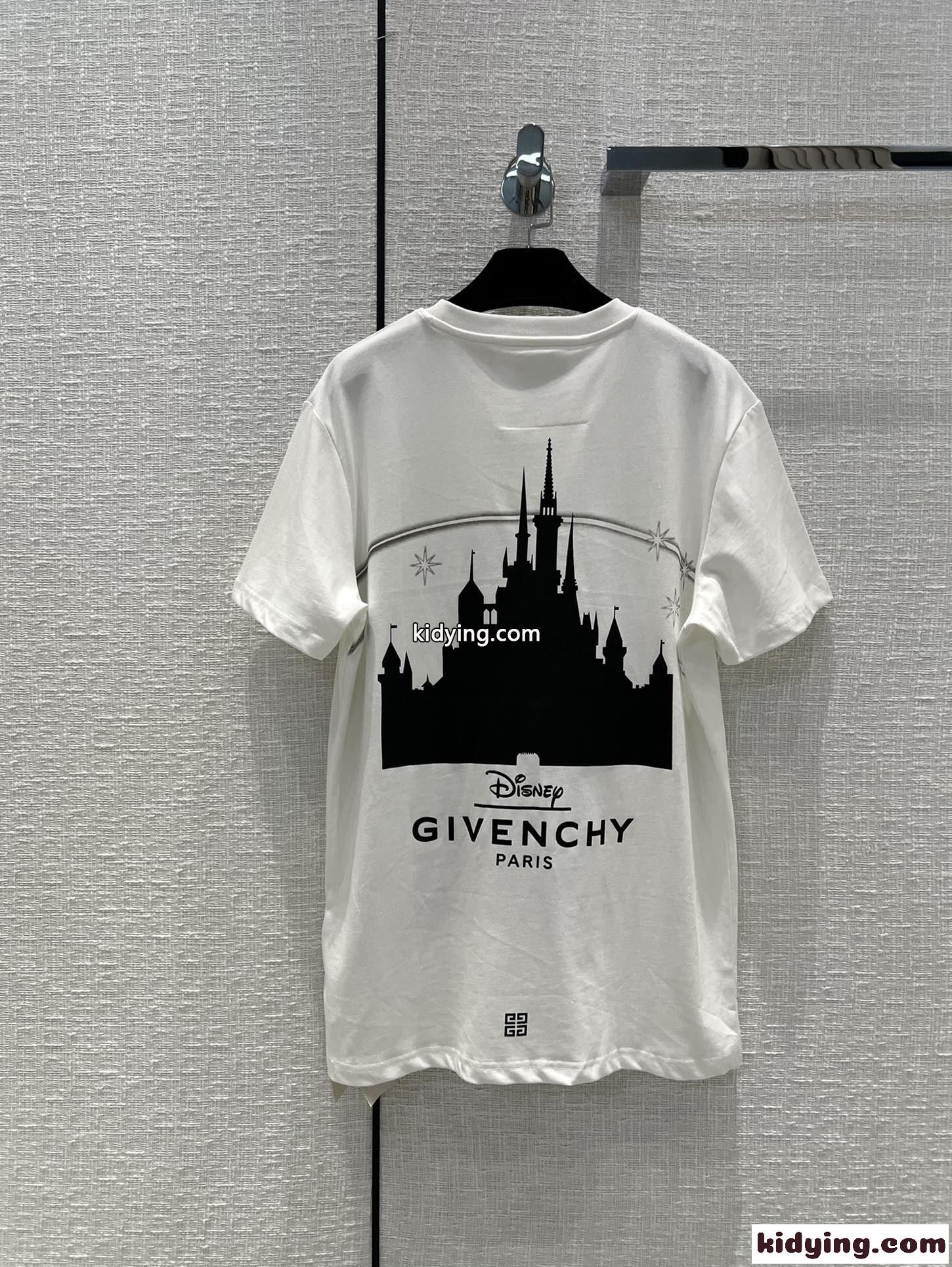Givenchy x Disney 可愛い プリント ジバンシィ Tシャツ コピー 半袖 カジュアル コットン トップス-3