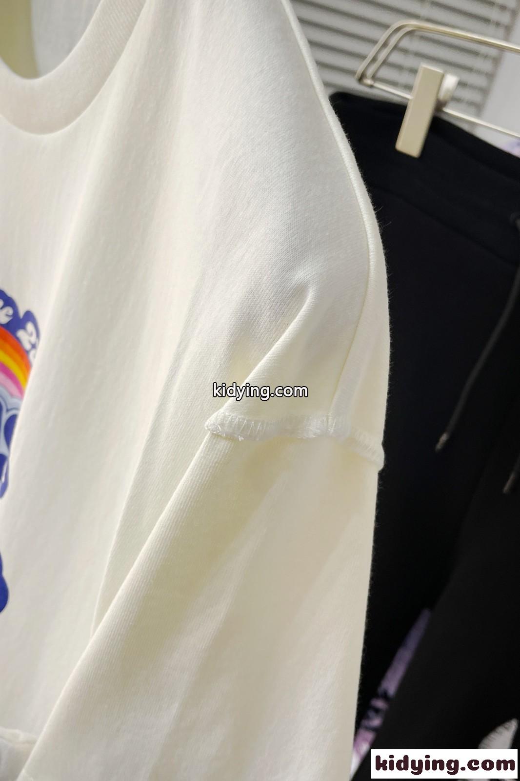 大人気 レインボープリンテッドTシャツ ルイ・ヴィトン Tシャツ コピー 半袖 トップス-4