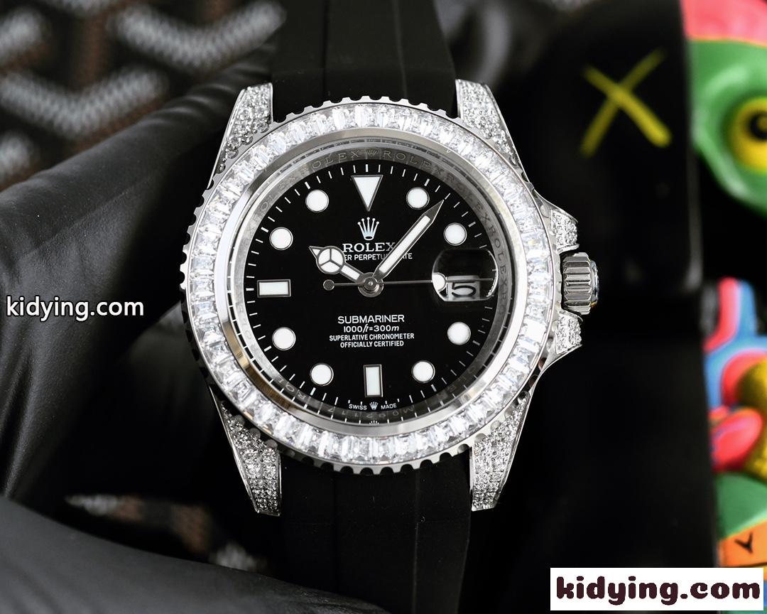 自動巻き 40mm かっこいい 人気 ロレックス 腕時計 コピー ウォッチ 高級感 メンズ 時計 日付表示-2