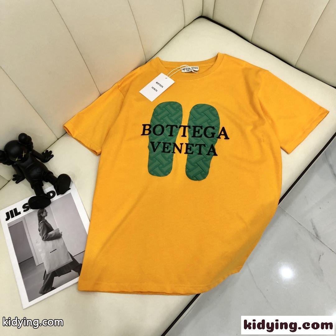 合わせやすい ラウンドネック 半袖 ベーシック 高級感 春夏 新作 ボッテガヴェネタ tシャツ コピー レディース-0