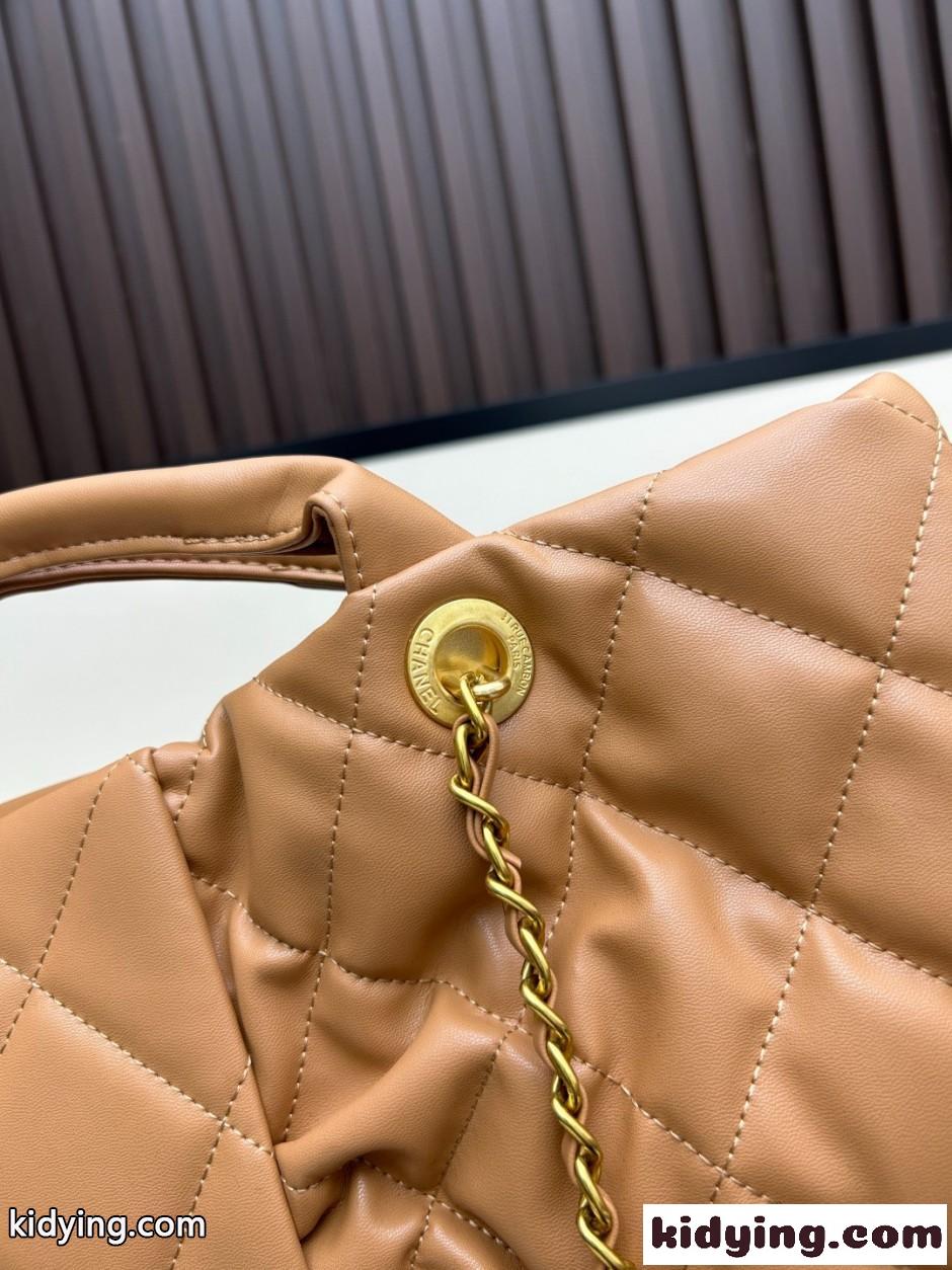 25K&大人気 CHANEL チェーンバッグ リボン シャネル コピー ブラウン-2
