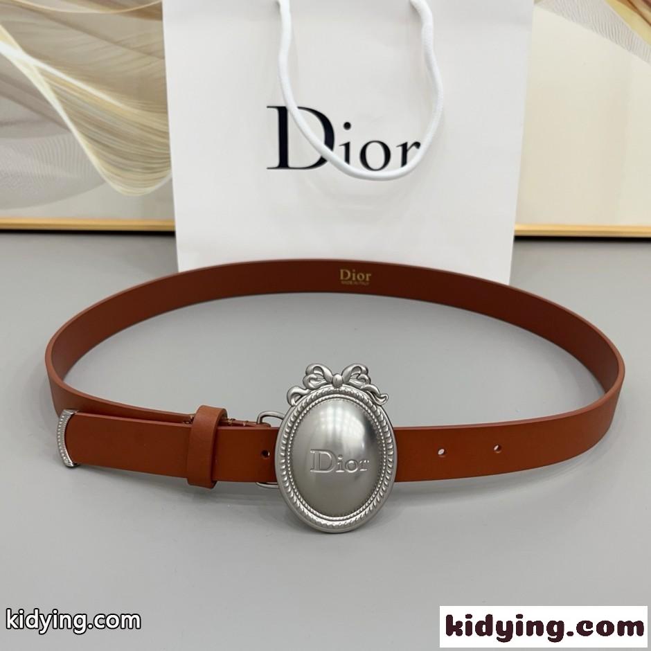 人気 新作 おしゃれ Dior Médaillon ベルト スーパーコピー ブラウン-4