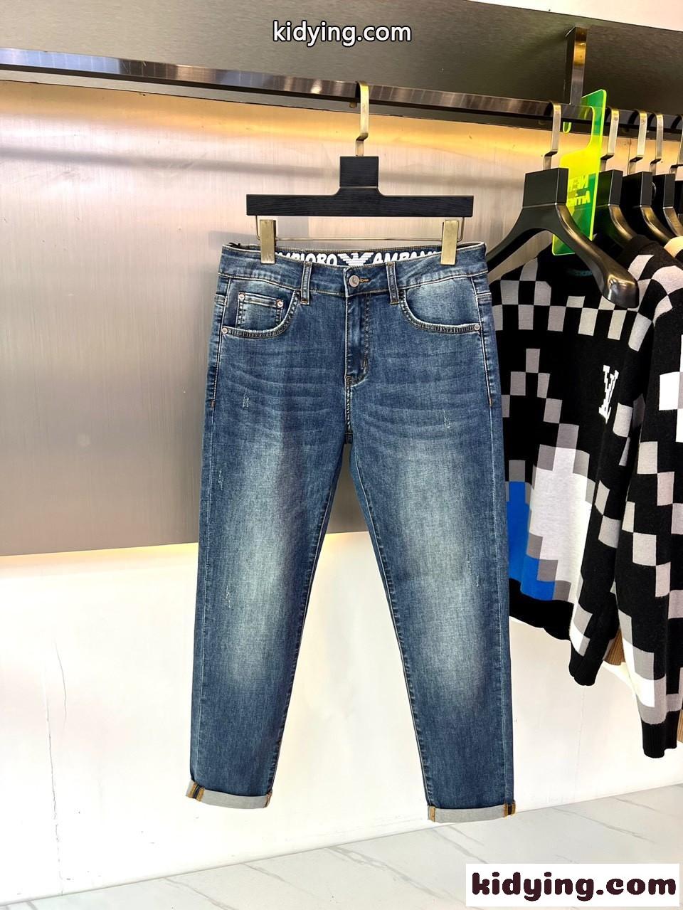 アルマーニ ジーンズ コピー おしゃれ 定番 合わせやすい メンズ デニムパンツ-1