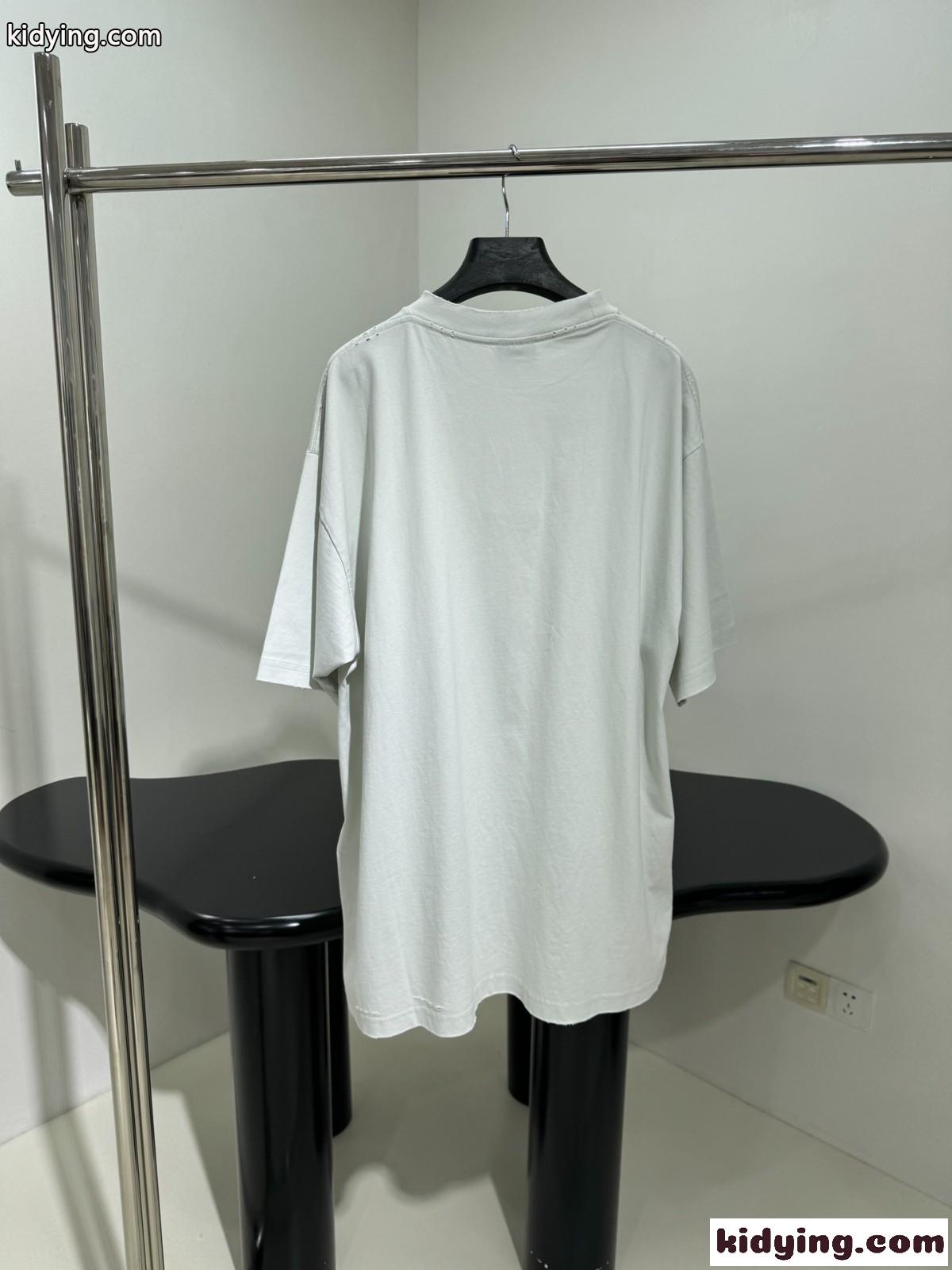 オーバーサイズ AGAICNELAB 半袖Tシャツ バレンシアガ Tシャツ コピー ホワイト-0