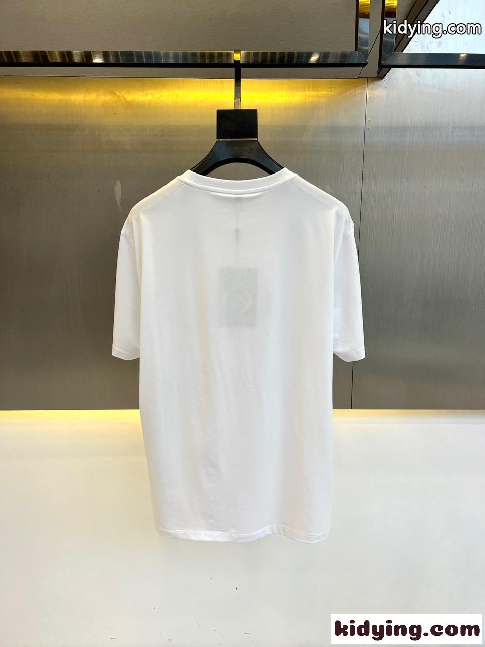 ヴェルサーチェ Tシャツ 偽物 人気 メドゥーサ クルーネック半袖Tシャツ ホワイト-4