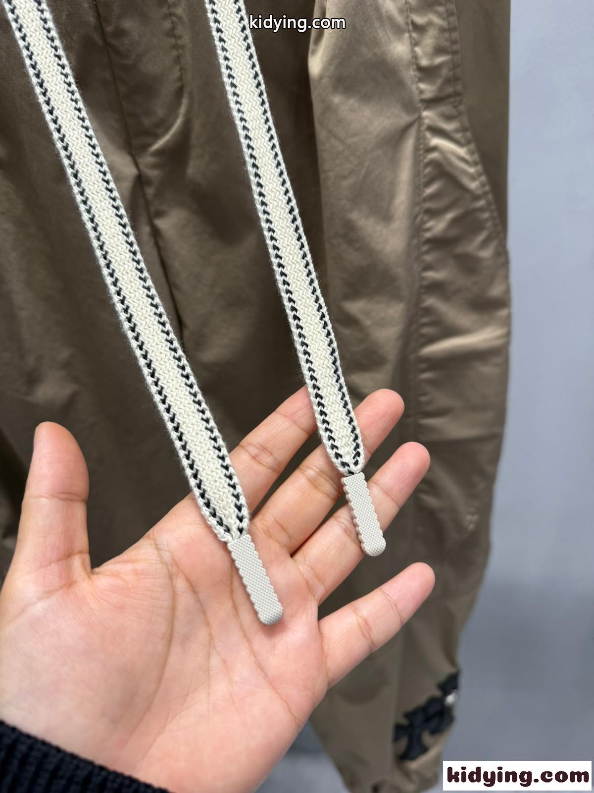 カジュアル ゆったり クロスパッチ カーゴパンツ クロムハーツ パンツ コピー カーキ-0