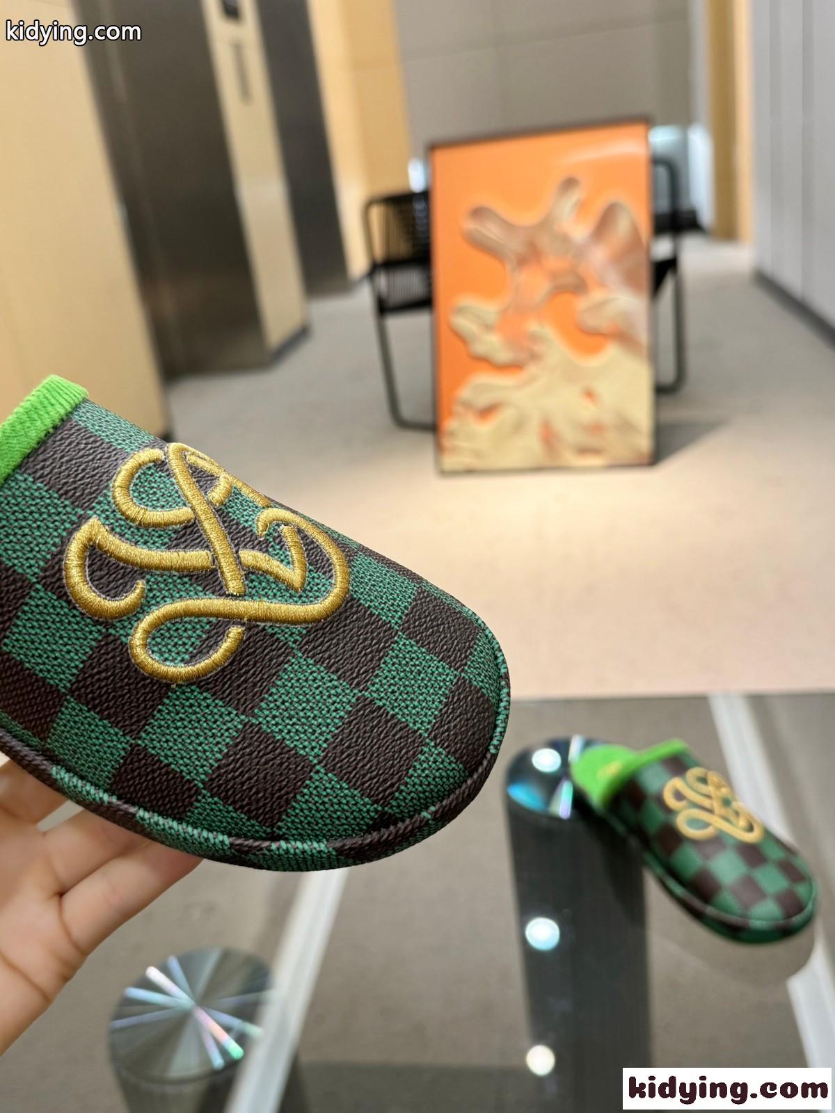 LV パレス･ライン ミュール ルイヴィトン サンダル スーパーコピー グリーン-1