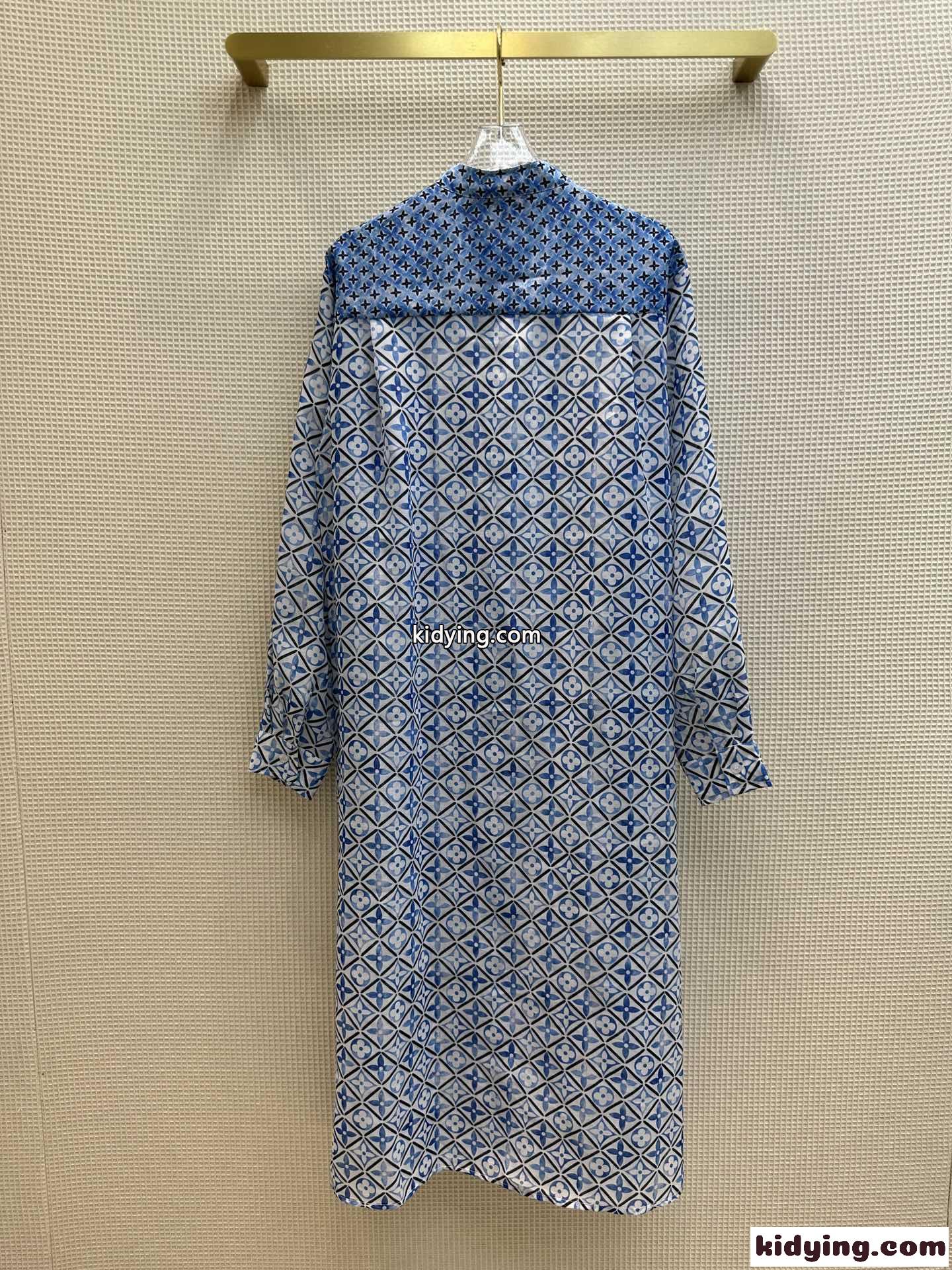 大人気 モノグラム ロングシャツドレス ルイ・ヴィトン ワンピース コピー レディース-4