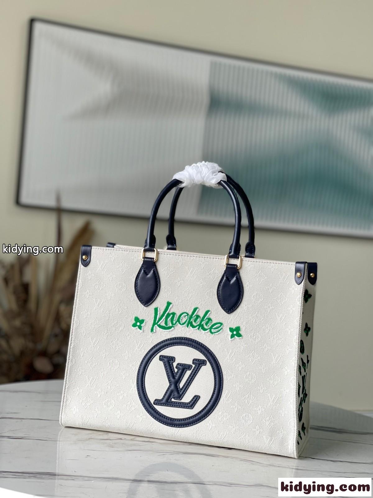 限定☆人気 オンザゴー GM トートバッグ ルイ・ヴィトン バッグ コピー 刺繍 レディース-0