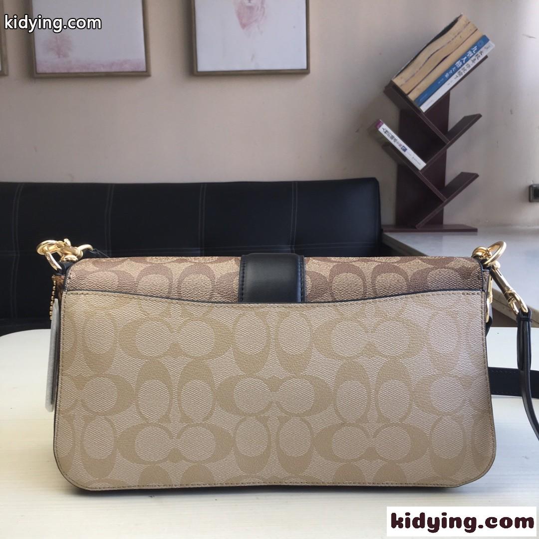 レディース ショルダーバッグ おしゃれ 斜め掛け 可愛い コーチ バッグ コピー 人気 合わせやすい マグネット-1