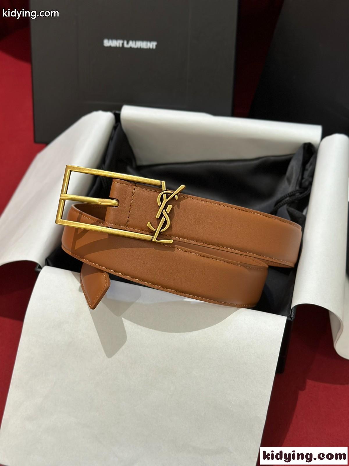 イヴ・サンローラン ベルト コピー 洗練された 合わせやすい YSL レザーベルト-1