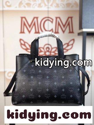 MCM バッグ 人気 伝統的なプリントは色を合わせて 片肩で斜めにかけることができる コピー-2