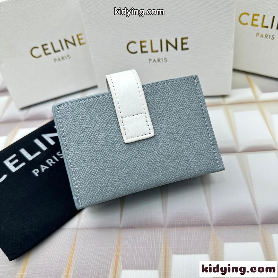 セリーヌ CELINE アコーディオン カードホルダー 偽物 ロゴ 人気-2
