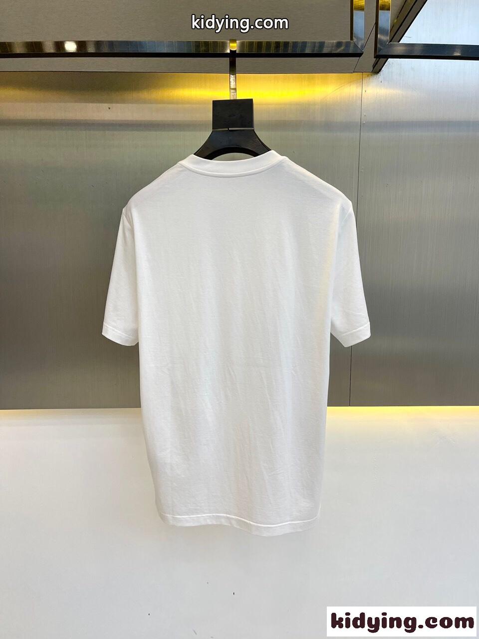 ヴァレンティノ Tシャツ コピー メンズ 洗練された ロゴプリント コットン 半袖Tシャツ-3
