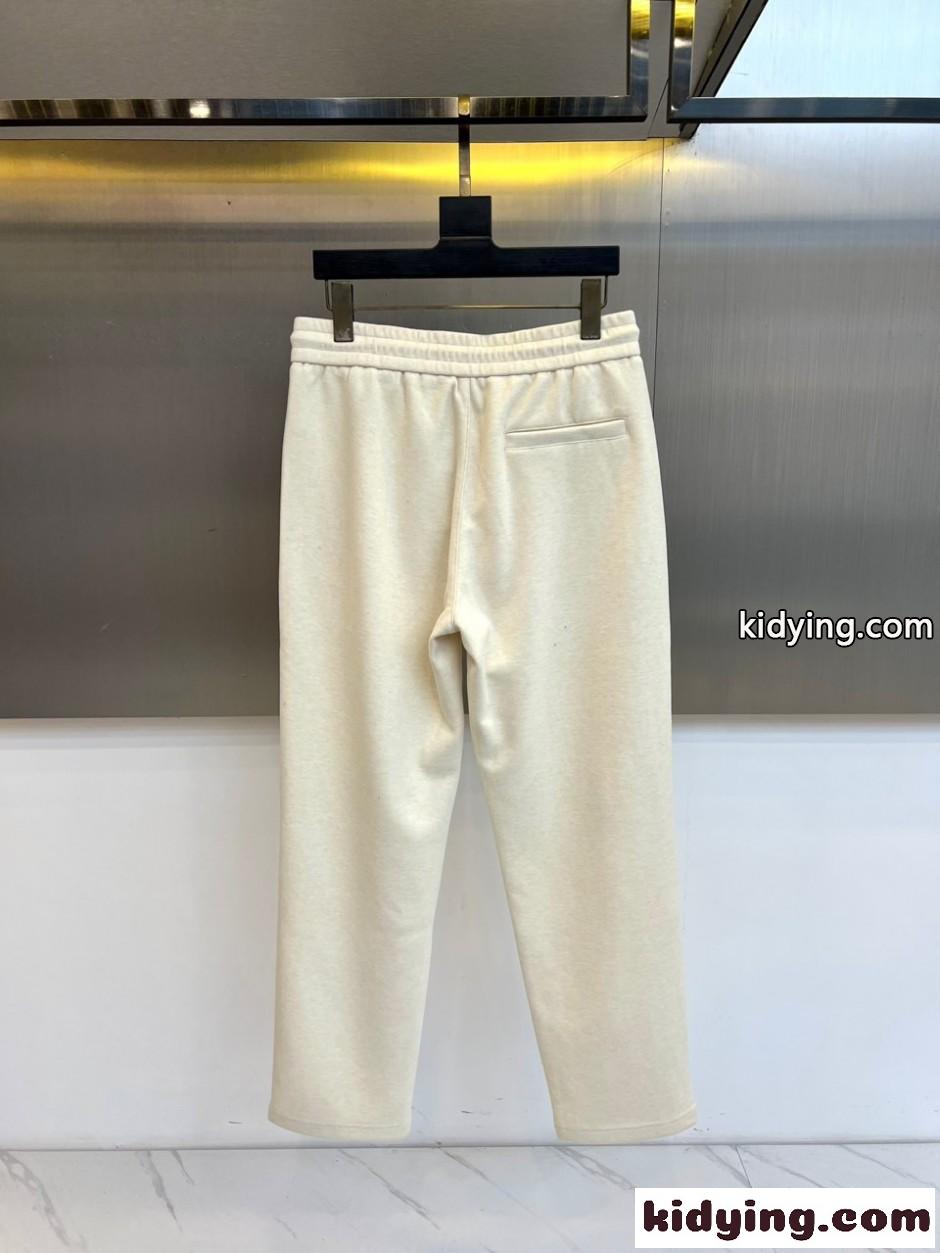 秋冬 カジュアル イージーパンツ エルメネジルド・ゼニア パンツ 偽物 ベージュ-0
