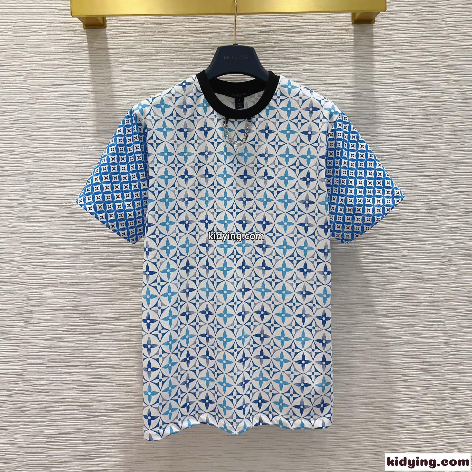 定番 モノグラムフラワータイルTシャツ ルイ・ヴィトン Tシャツ コピー 半袖-2