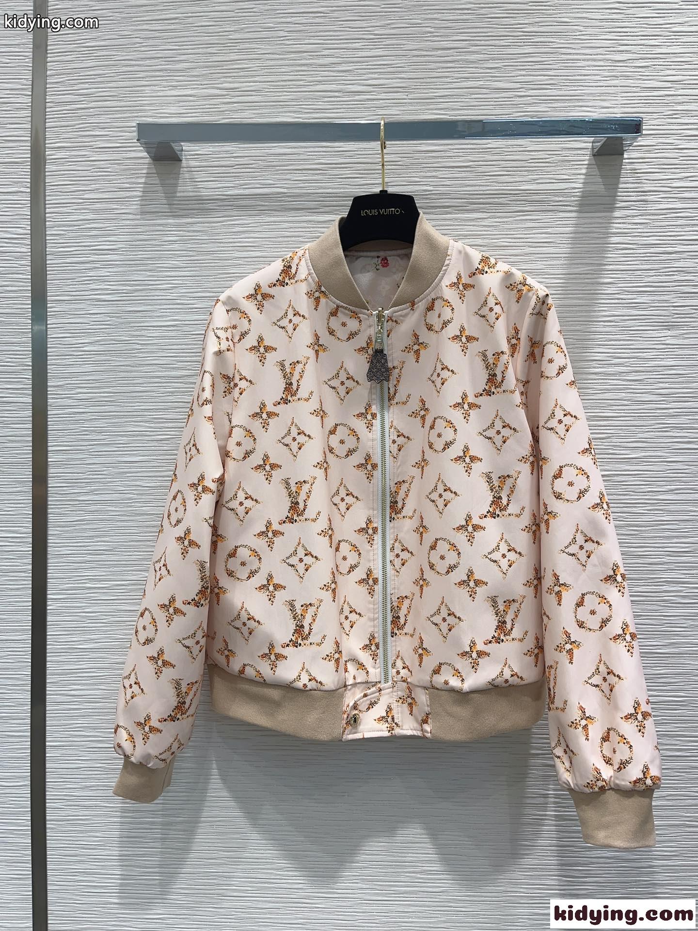 リバーシブルフローラルモノグラムボンバージャケット ルイヴィトン ジャケット コピー-0