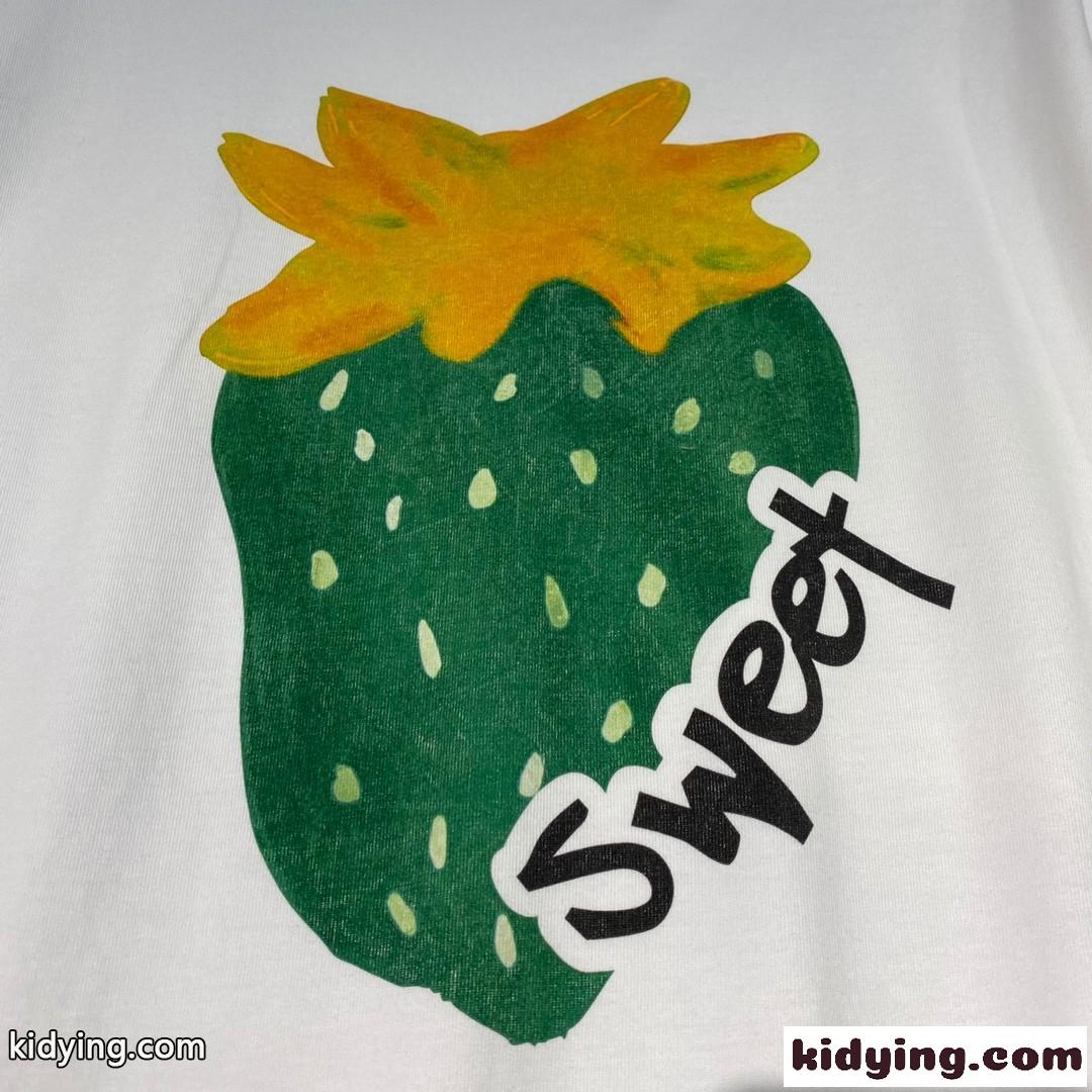 可愛い おしゃれ プリント クルーネック コットン ミュウミュウ 半袖tシャツ コピー カジュアル 合わせやすい-3