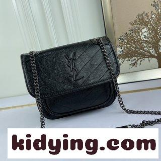 【YSL】サンローランコーナーの郵便配達バッグ単品Niki イヴサンローラン 鞄 コピー テクスチャも光沢もレトロで独特-2
