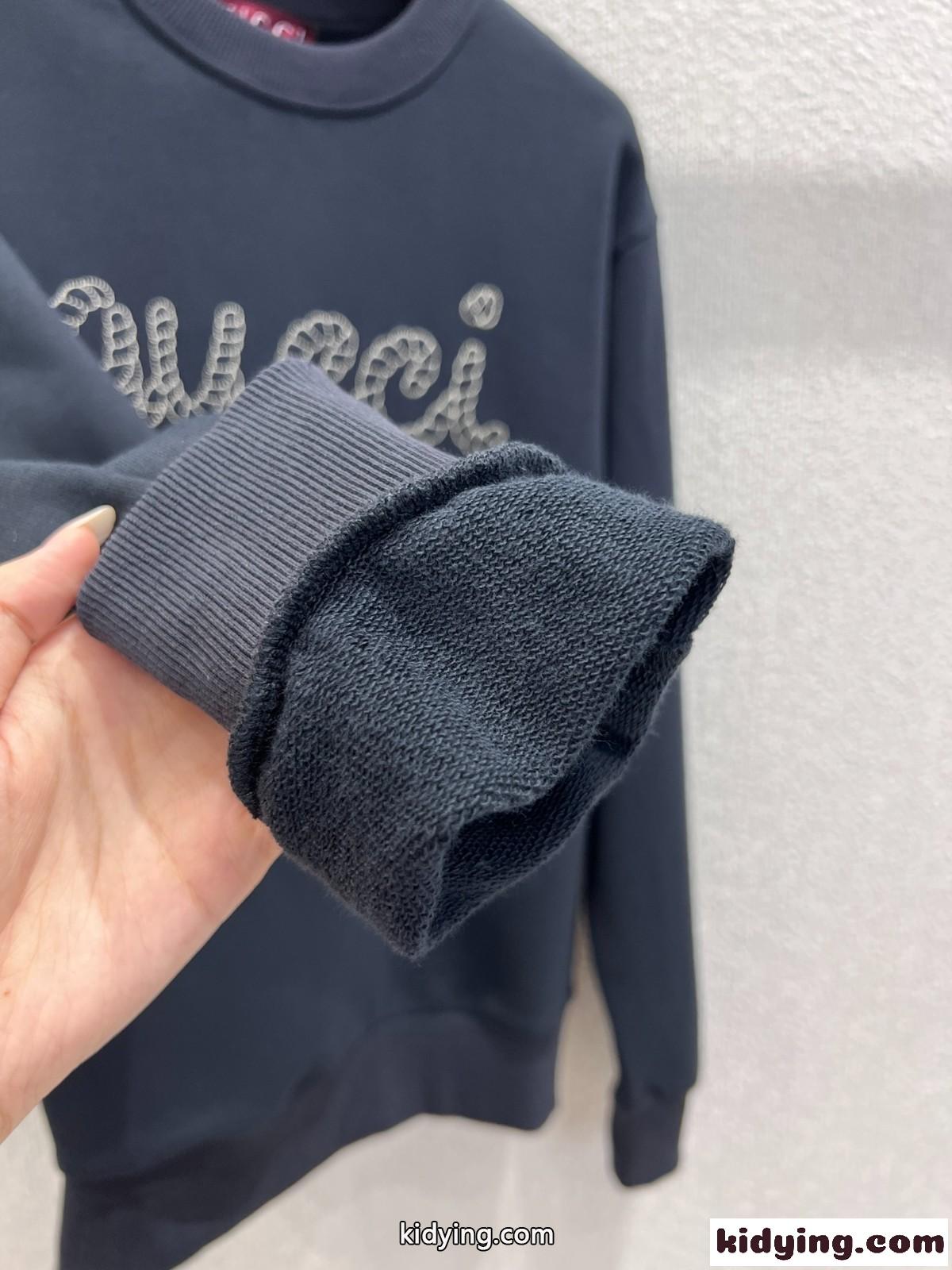 カジュアル ロゴ コットン スウェットシャツ グッチ Tシャツ 偽物 クルーネック-4