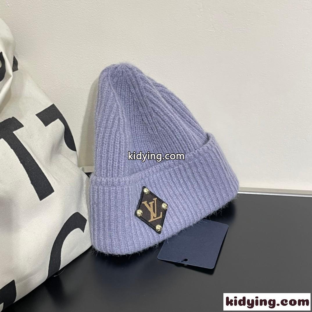 定番 合わせやすい ビーニー・LV ニットキャップ ルイヴィトン 帽子 偽物-3