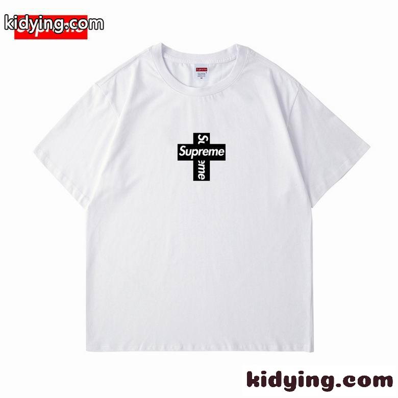 ユニセックス シュプリーム tシャツ コピー おしゃれ ベーシック ロゴ カジュアル ゆったり クルーネック 半袖 人気-8