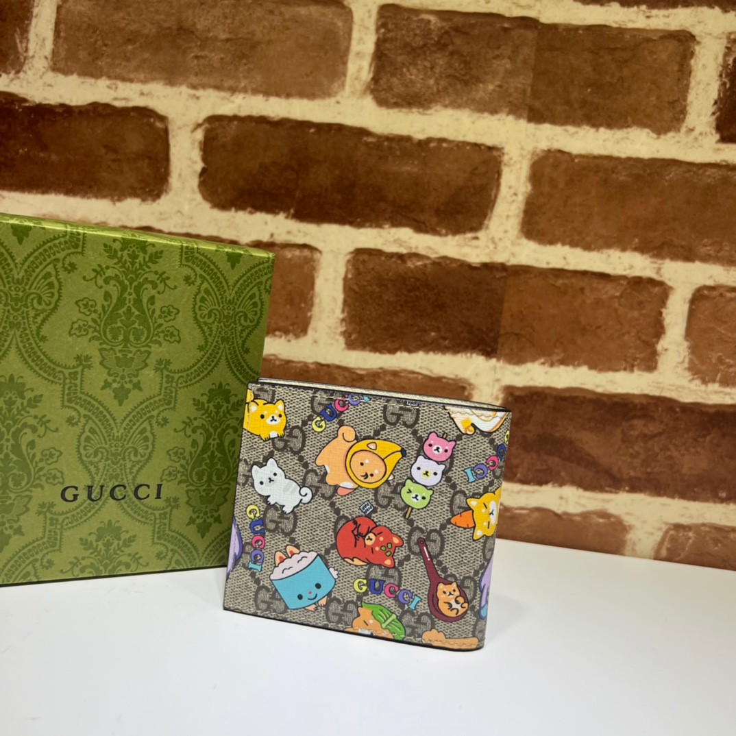 GUCCI アニマル プリント カードケース ウォレット グッチ 財布 コピー 736755-1