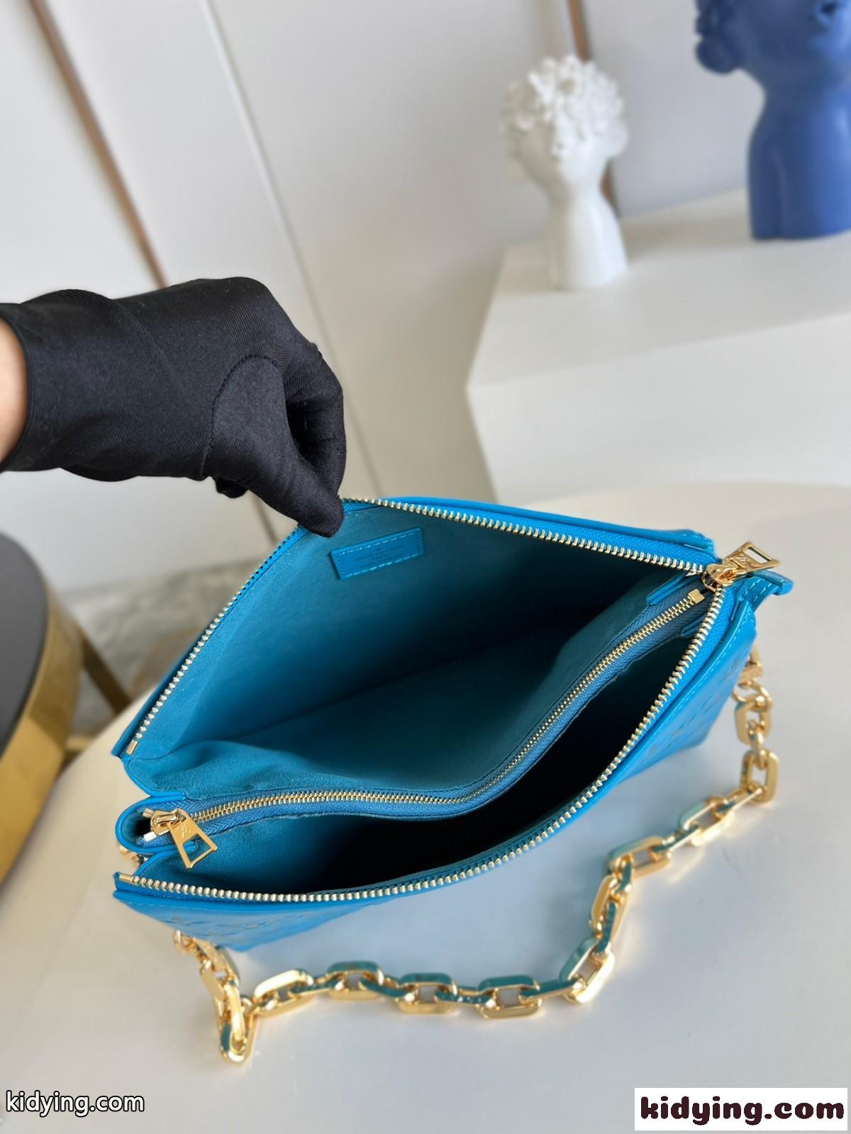 LV ルイヴィトン M20769 クッサン PM スーパーコピー ショルダーバッグ ブルー-2