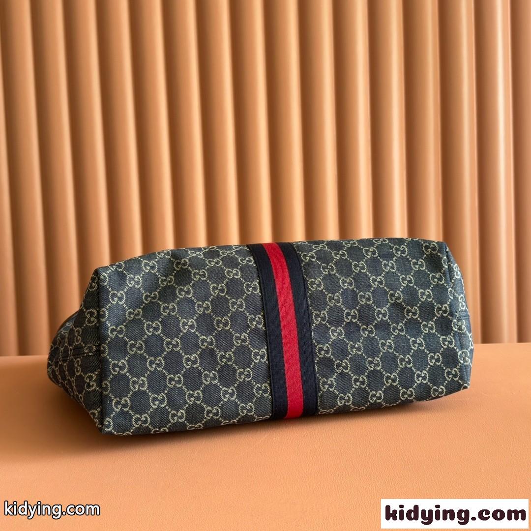 26新作 GUCCI グッチ ジリオ ラージ トートバッグ スーパーコピー 853971 ブルー-0