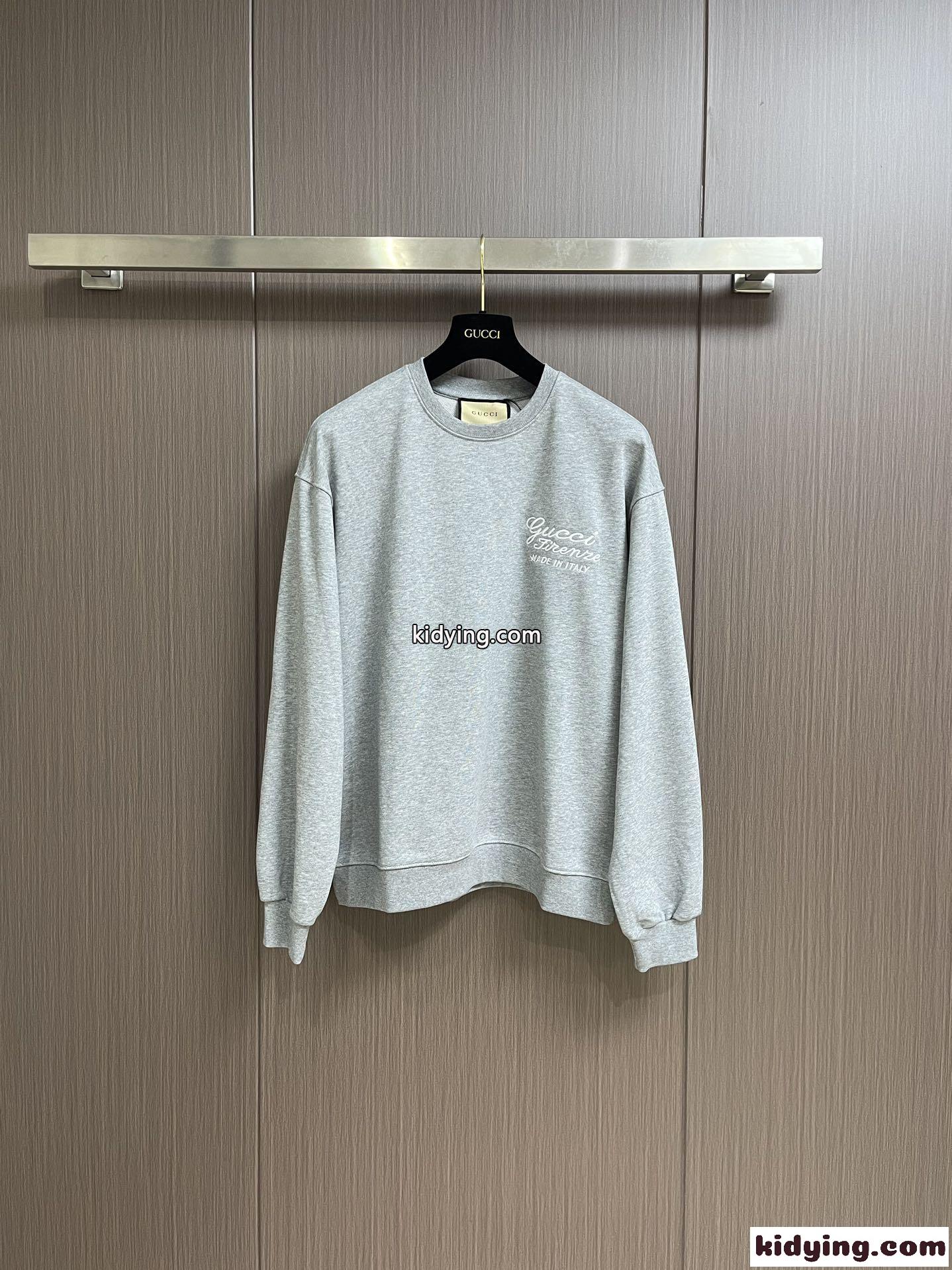 グッチ Tシャツ コピー 定番 ゆったり コットン スウェットシャツ クルーネック-0