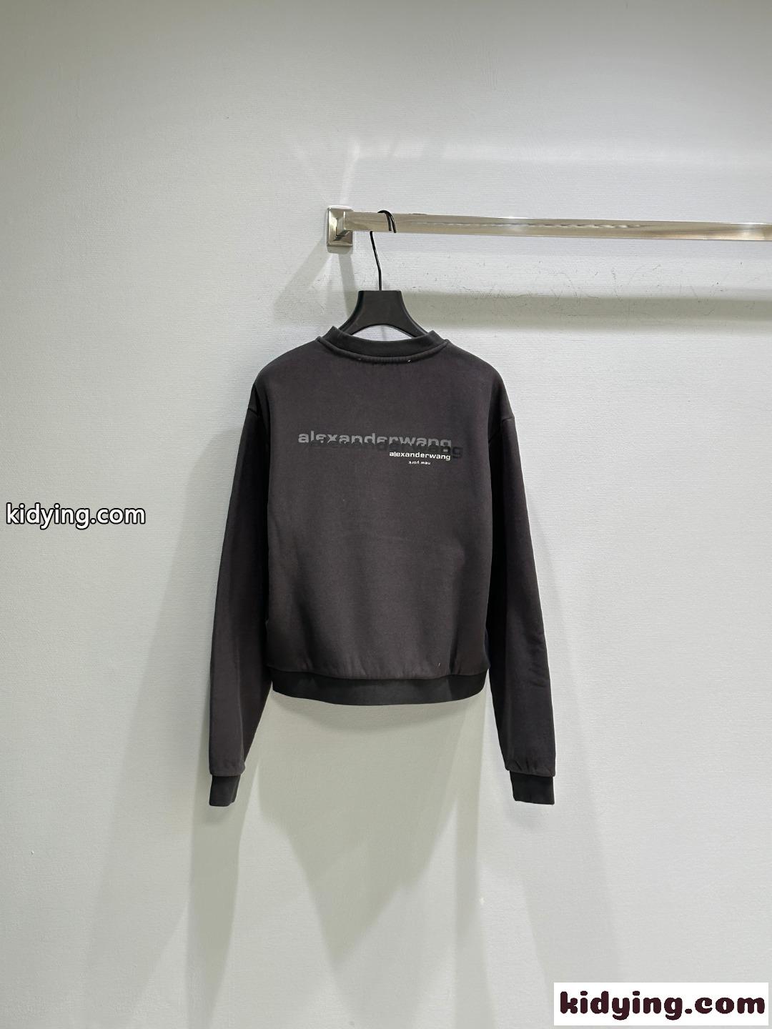 ユニセックス コットン スウェットシャツ アレキサンダーワング Tシャツ 偽物-3