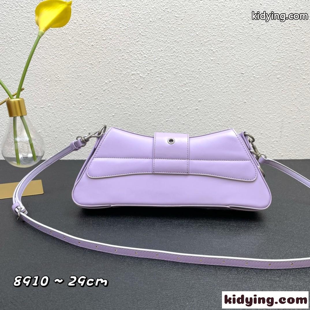 上品 おしゃれ LINDSAY スモール ショルダーバッグ バレンシアガ バック コピー チェーンバッグ パープル-1