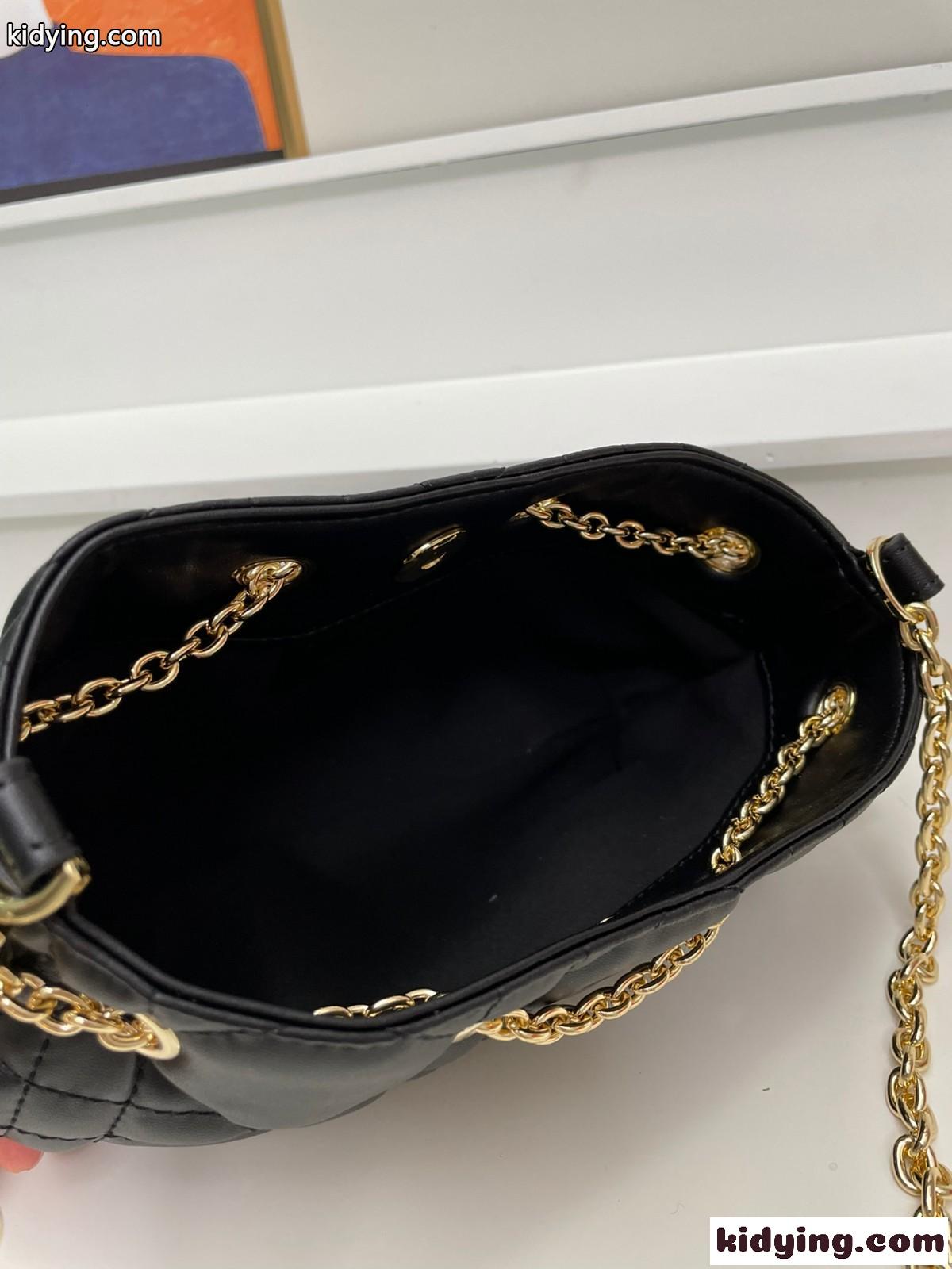 DIOR AMMI スモール バッグ クリスチャン・ディオール バッグ コピー ショルダーバッグ ブラック-4