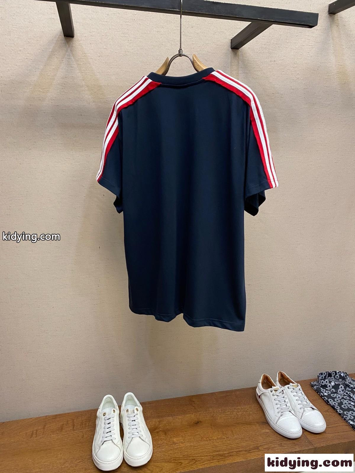 人気 Unity Sports Icon 半袖Tシャツ バレンシアガ Tシャツ コピー ユニセックス ネイビー-0