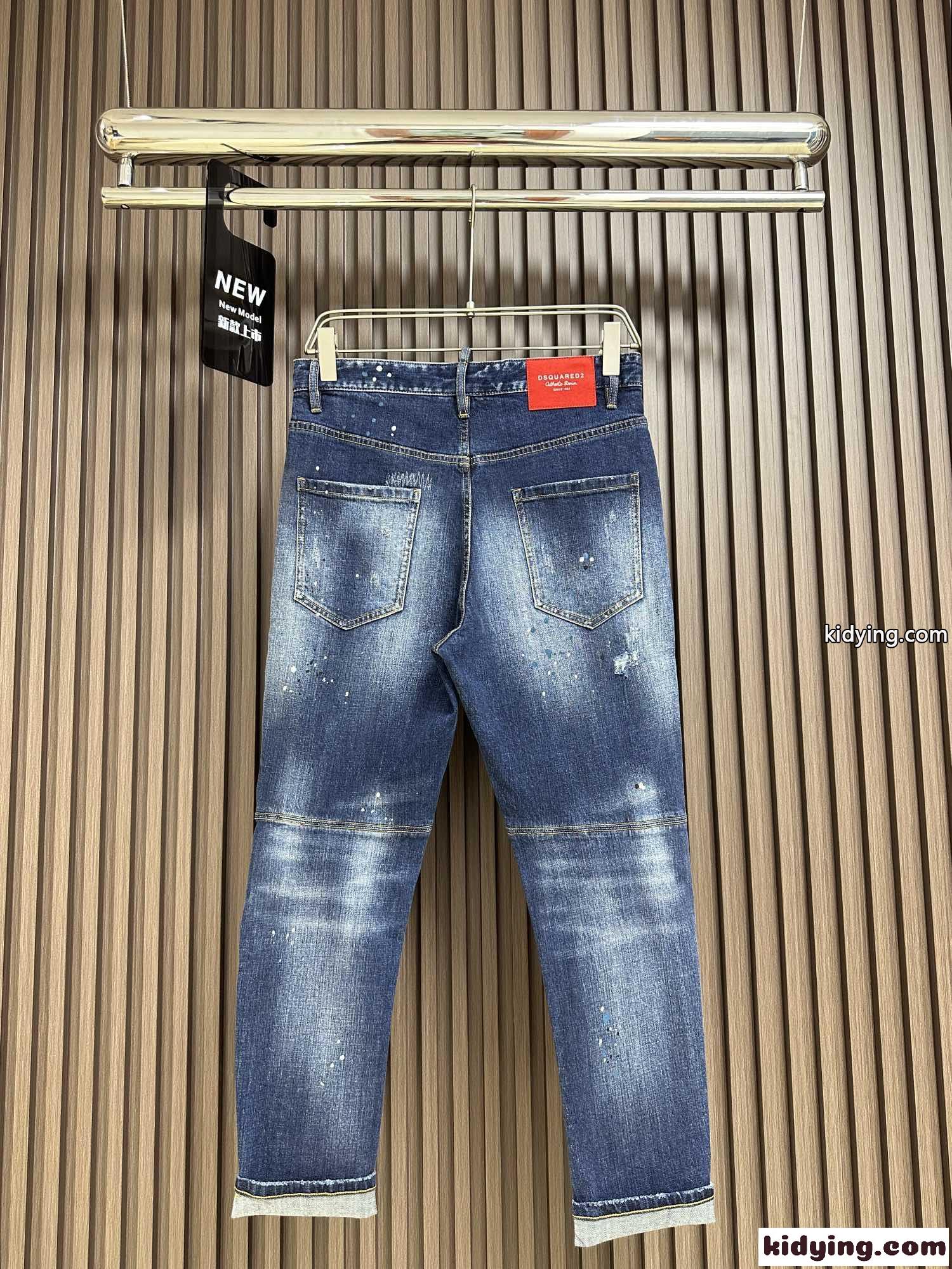 おしゃれ ダメージ加工 デニムパンツ ディースクエアード ジーンズ コピー メンズ-2
