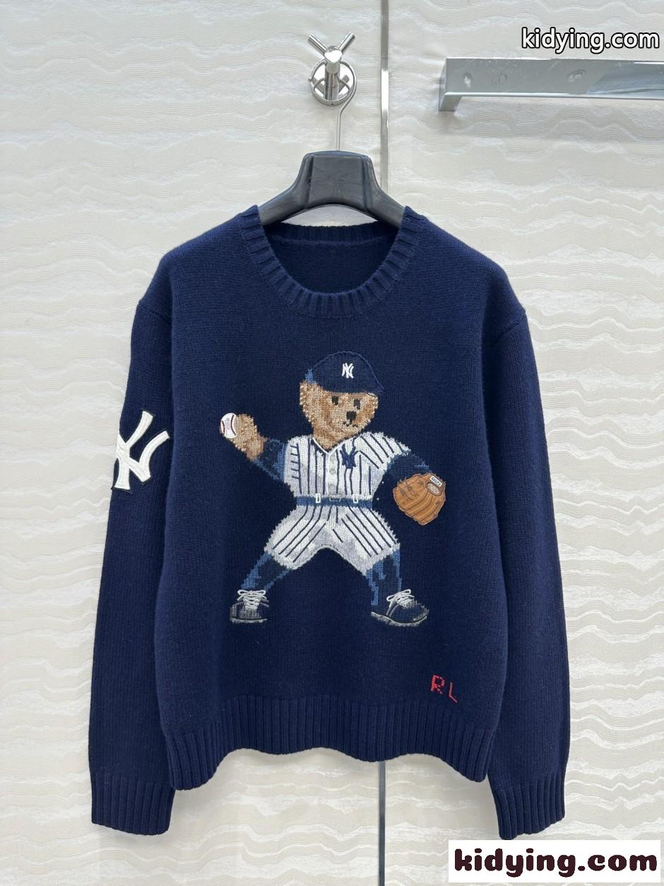 ヤンキース ベア クルーネックセーター ラルフローレン セーター スーパーコピー-2