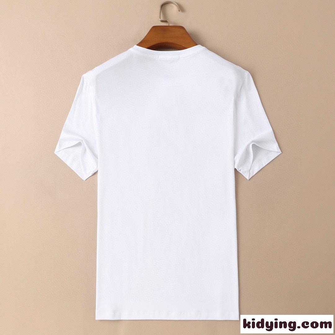 定番 合わせやすい ベーシック 快適 グッチ 半袖Tシャツ コピー おしゃれ プリント クルーネック トップス-4