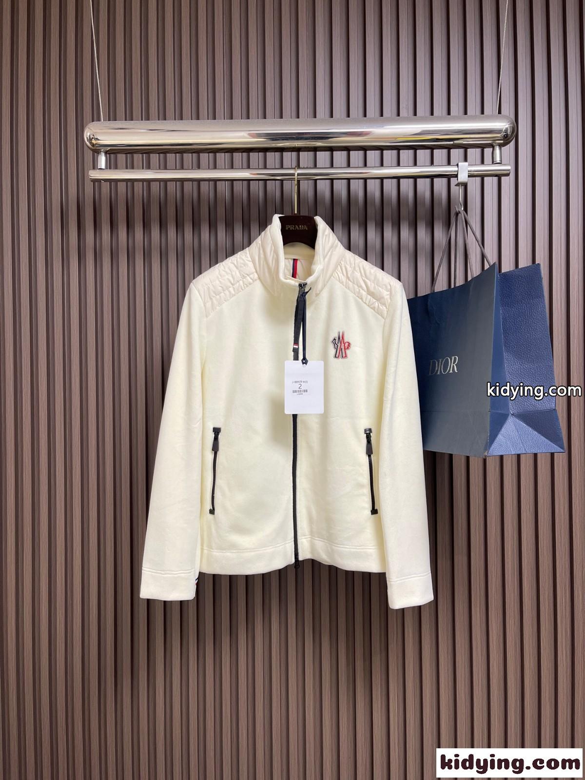 洗練された カジュアル フリースジャケット モンクレール ジャケット コピー ホワイト-1