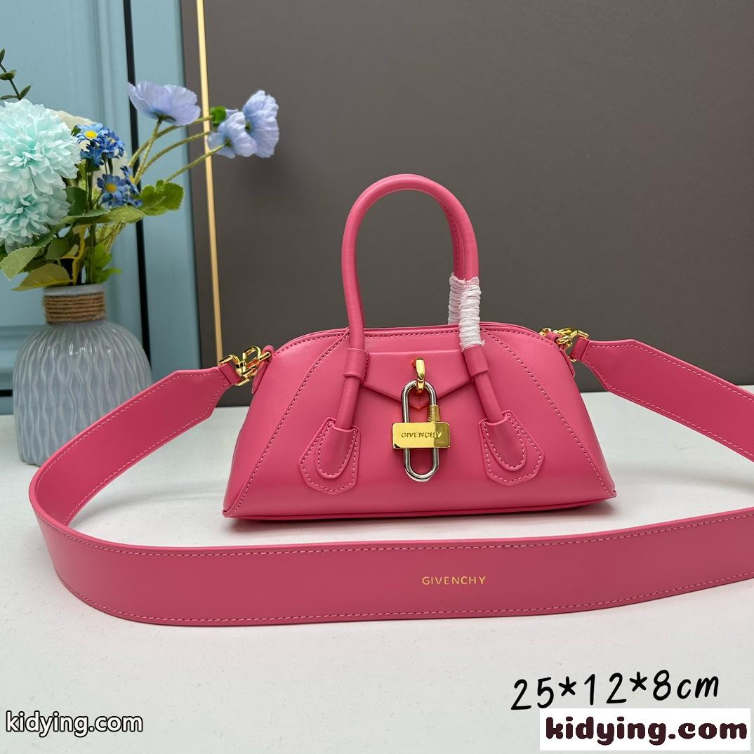 23SS&エレガント ジバンシィ アンティゴナ ストレッチ ミニバッグ スーパーコピー ピンク-2