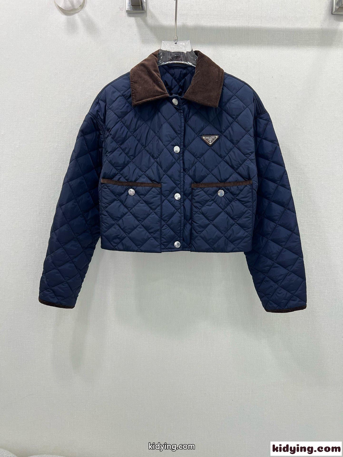 prada コーチ ジャケット偽物 トップス アウター 柔軟 高品質 シンプル ブルー-0