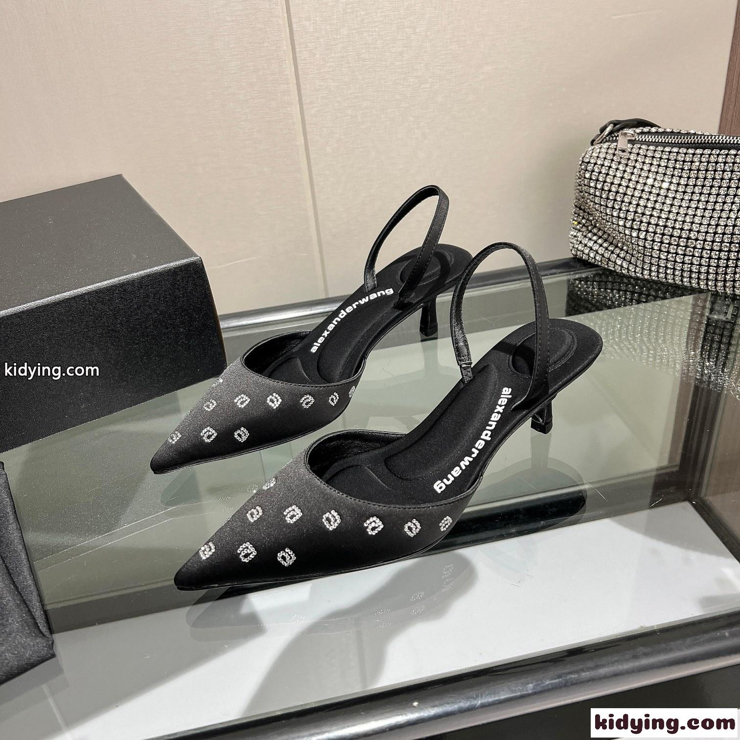 上品 エレミュール パンプス アレキサンダーワング パンプス コピー ブラック-2