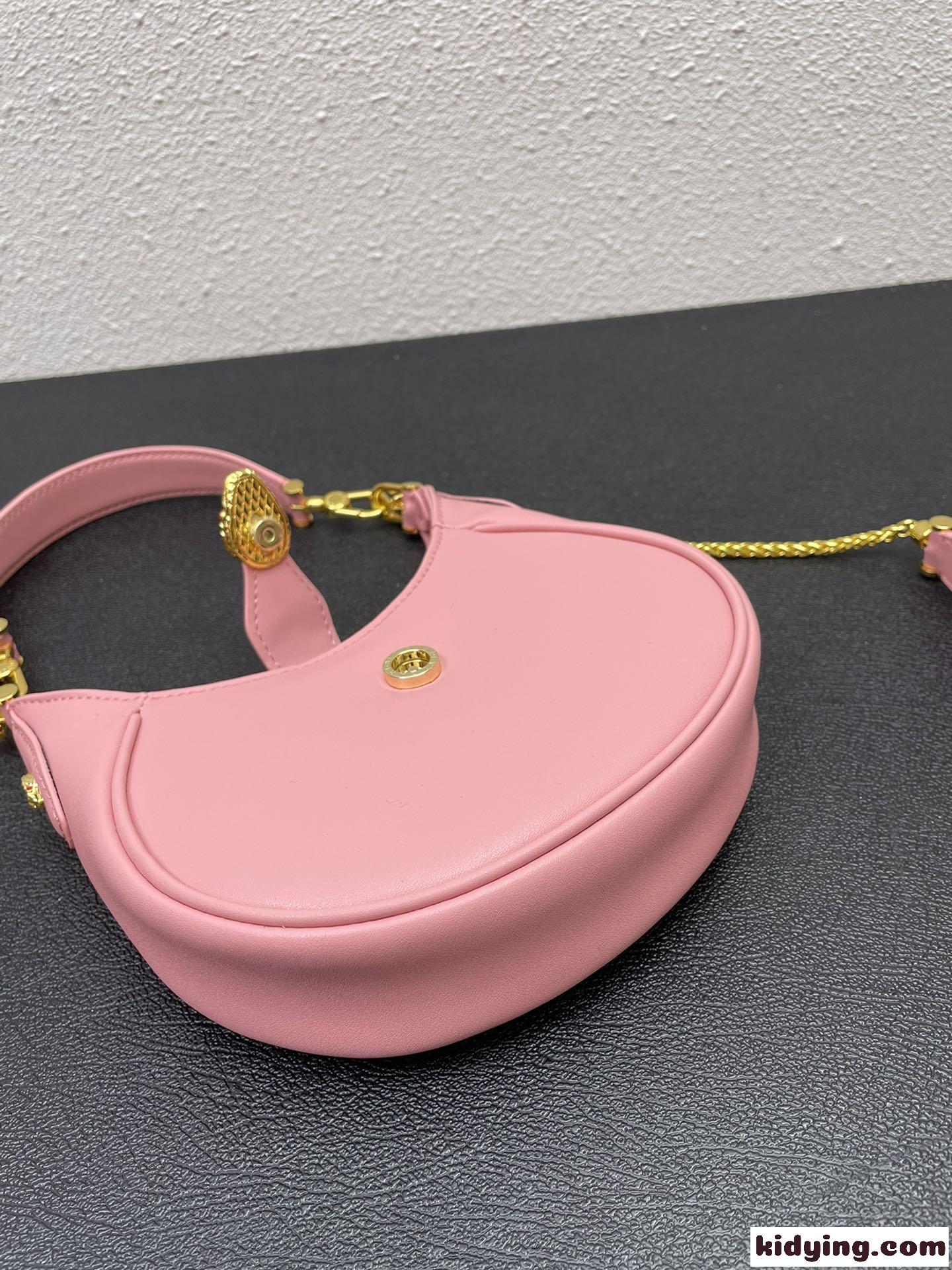 セルペンティ エリプス ブルガリ バッグ コピー レディース ショルダーバッグ カバン ピンク-4
