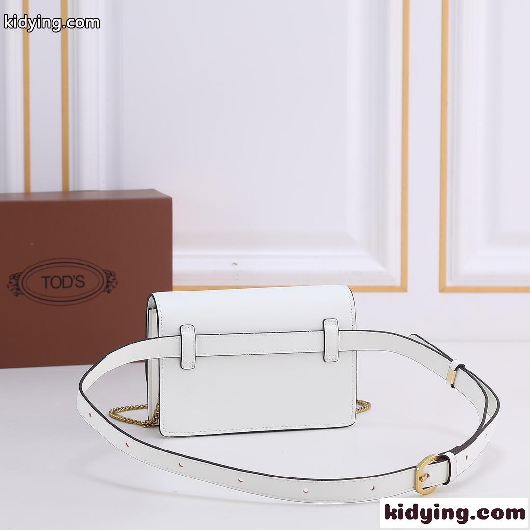 洗練された T タイムレス ベルトバッグ トッズ バッグ コピー レディース ショルダーバッグ ホワイト-1