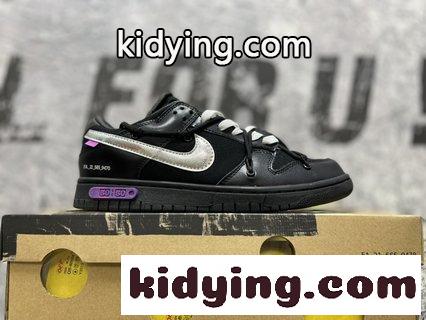 スターと同じ型 Off-White✖️Nike Dunk Low OW連名プレートシューズ オフホワイト シューズ 新品 コピー-5