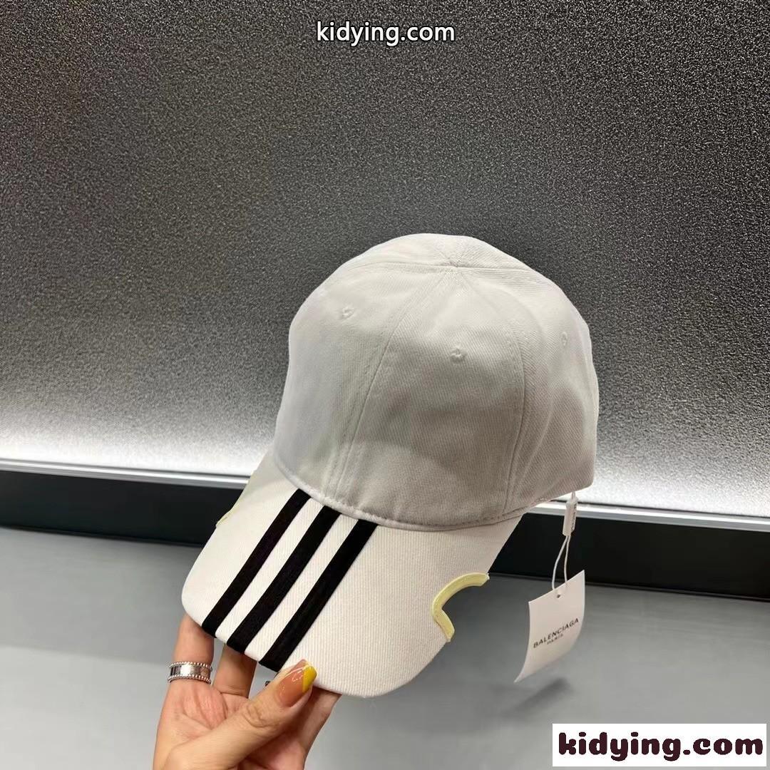 BALENCIAGA×ADIDAS ロゴ ベースボールキャップ バレンシアガ 帽子 コピー ハット-4