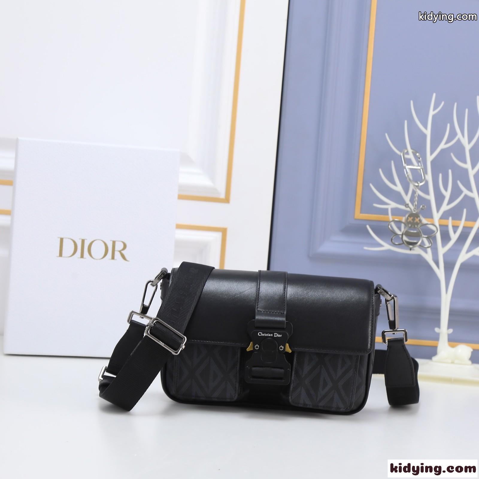 DIOR HIT THE ROAD バッグ CD Diamond キャンバス & スムースカーフスキン クリスチャン・ディオール バッグ コピー-0