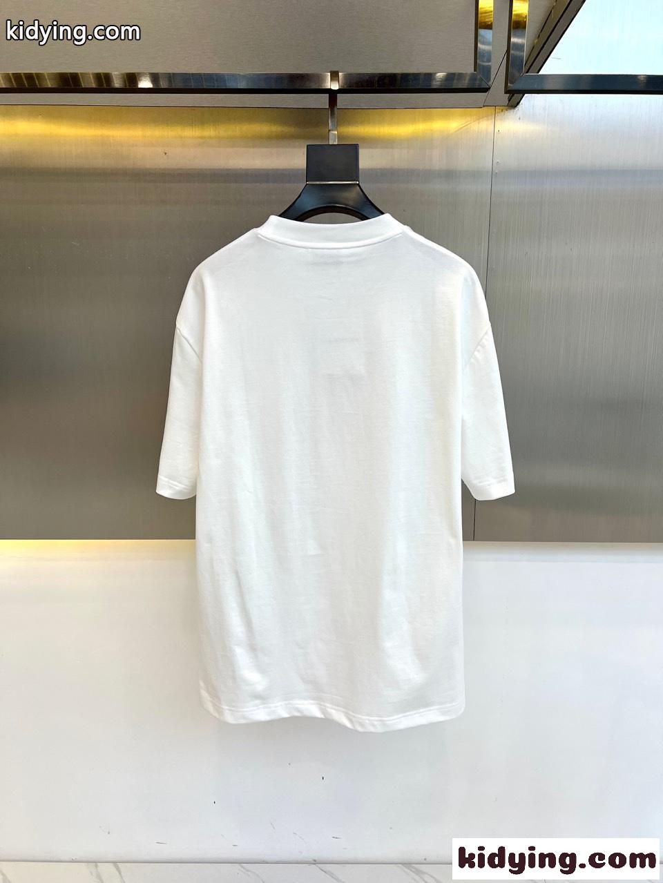 ジバンシィ Tシャツ コピー カジュアル ロゴ入り コットン 半袖Tシャツ ホワイト-3