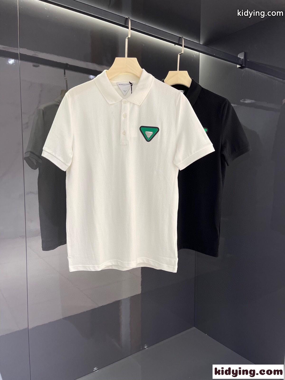 シンプル おしゃれ メンズ ポロシャツ 快適 コットン ボッテガヴェネタ tシャツ コピー 半袖 トップス-0