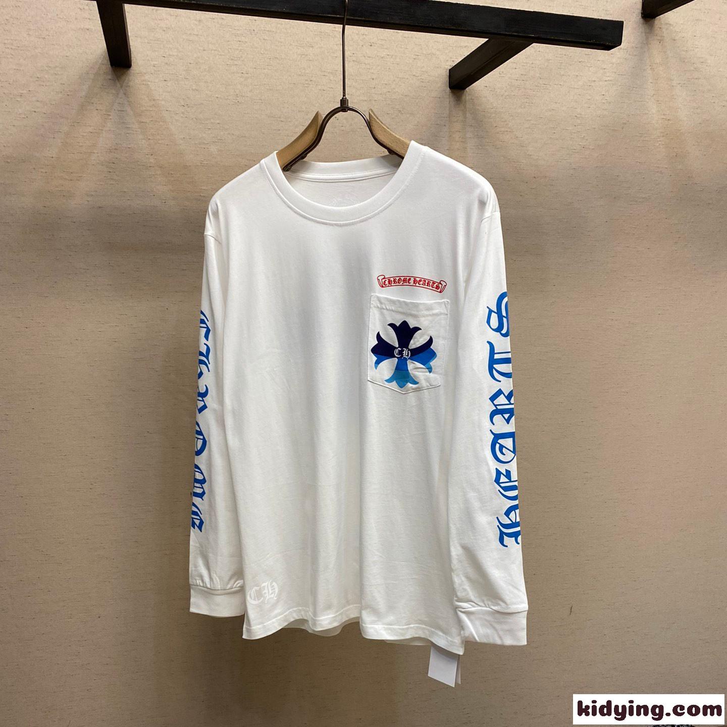 人気 カジュアル 長袖Tシャツ クロムハーツ Tシャツ コピー 男女兼用-0