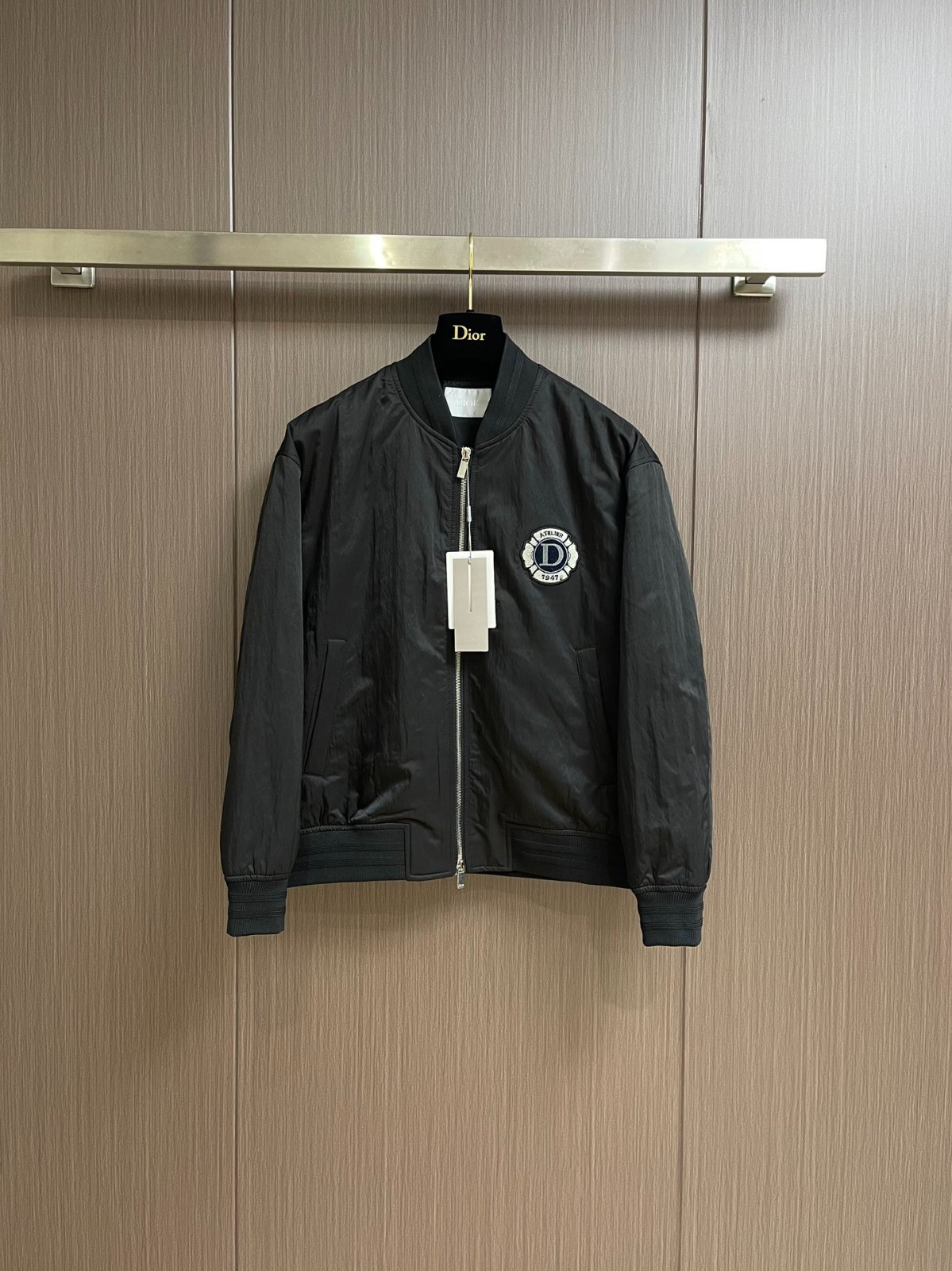 カジュアル おしゃれ ボンバージャケット クリスチャン・ディオール ジャケット コピー ブラック-1